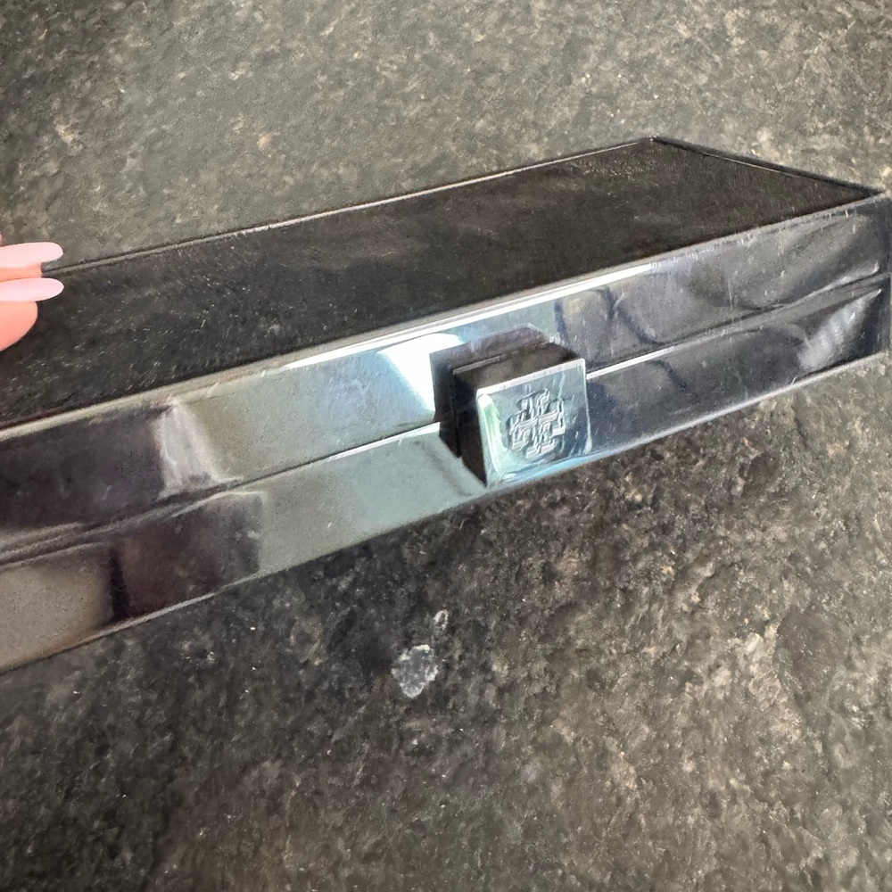 Tory Burch Metallic Minaudière - Picture 3 of 6